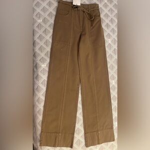 NWT Day Birger Et Mikkelsen Brown Wide-Leg Pants Size 32